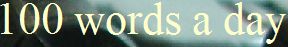  100 words a day 