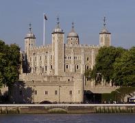Tower of London, seen from the river, with a view of Traitors Gate, created by Viki Male 17/09/03 16:38