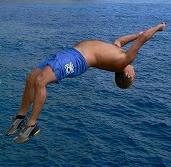 free spirit â€” diver in the air