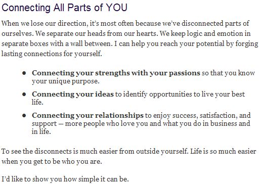Connecting All Parts of You