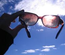 rose-colored glasses