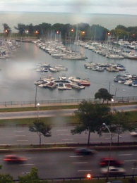 Cars_on_Wet_Lake_Shore_Drive_by_Liz_Strauss