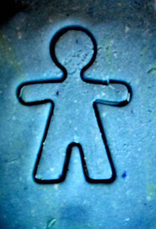 Cookie cutter man