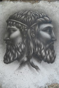 Janus the two-faced god
