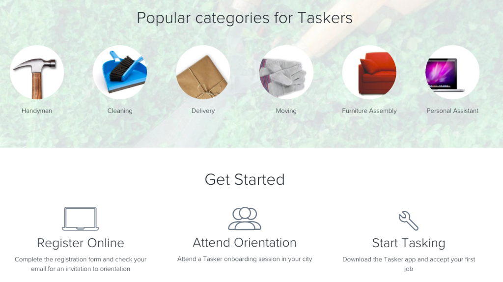 TaskRabbit main site