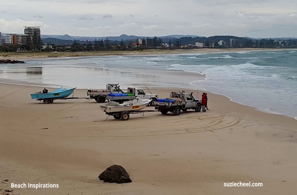 Boats on a beach