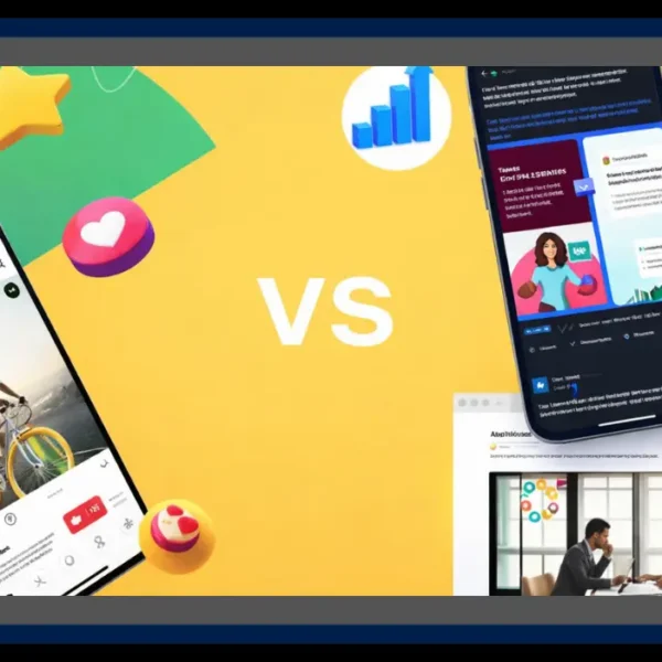 social media content vs marketing content